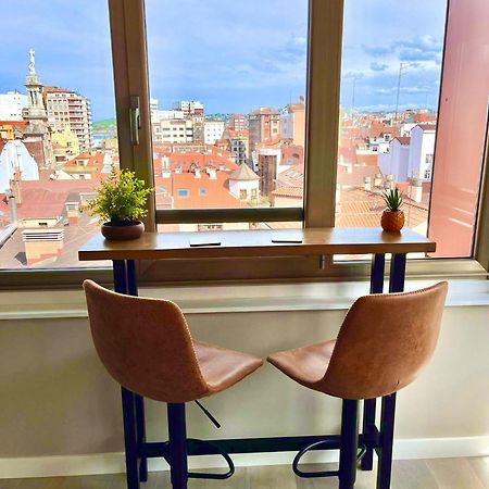 Appartamento El Mirador Del Centro Gijón Esterno foto