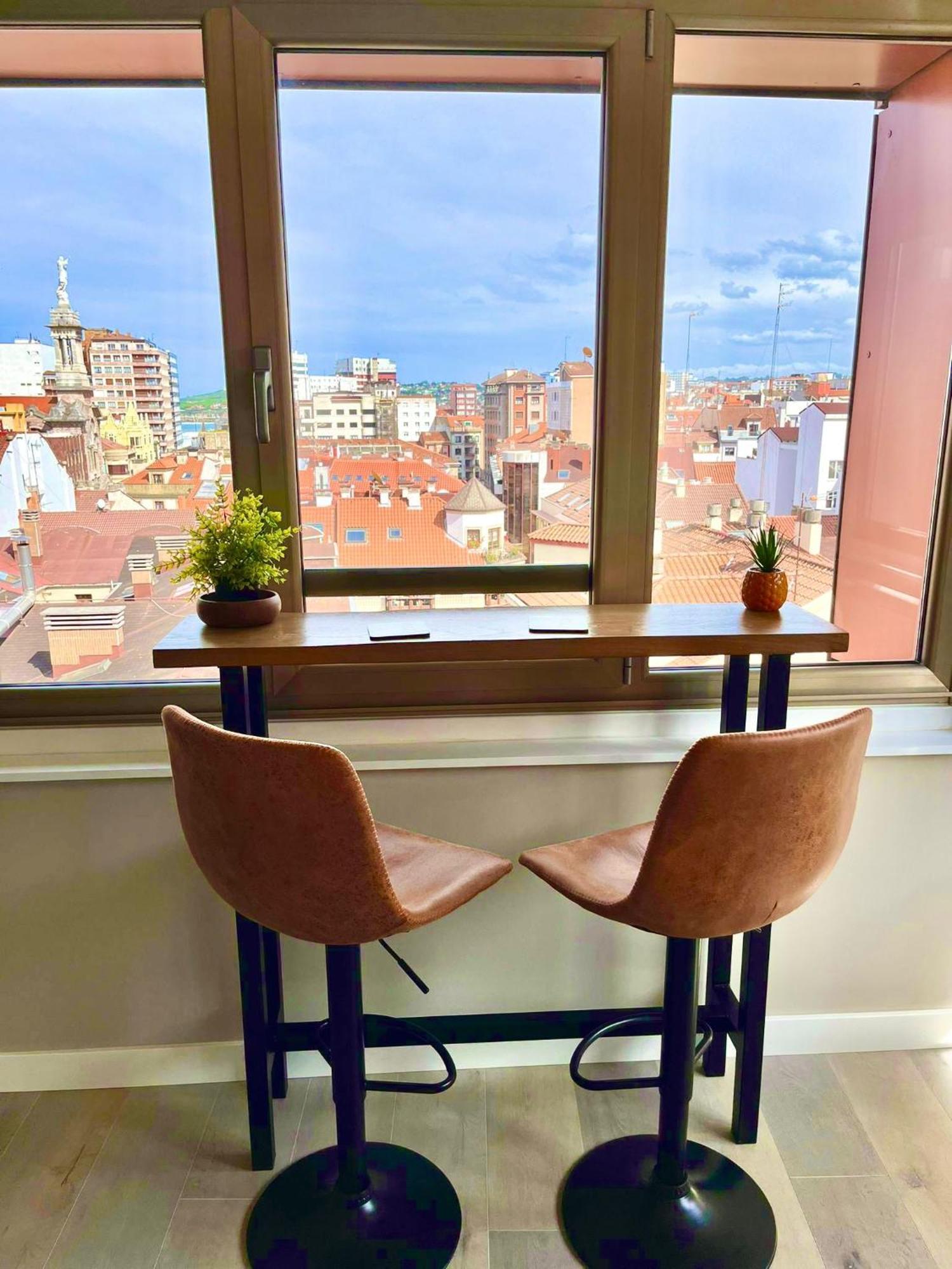 Appartamento El Mirador Del Centro Gijón Esterno foto